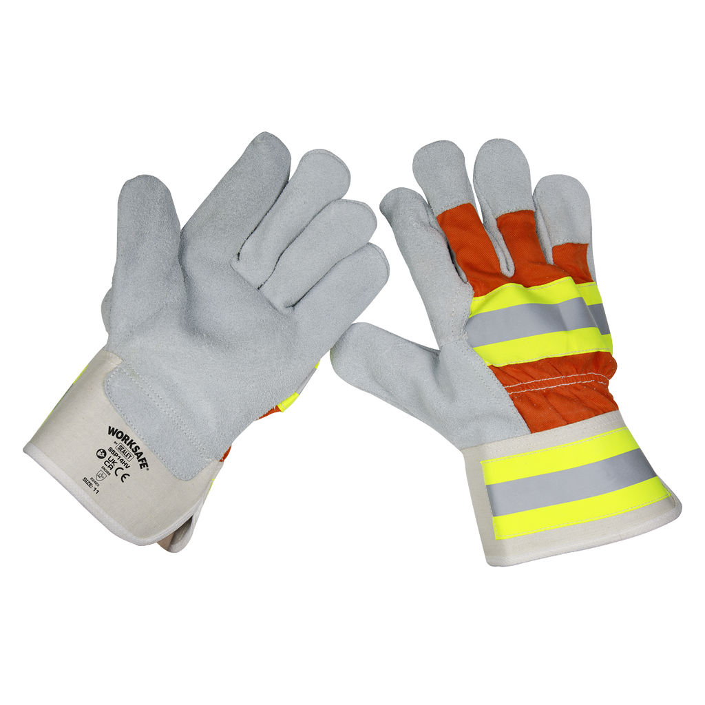 Reflective Rigger's Gloves - Pair SSP14HV