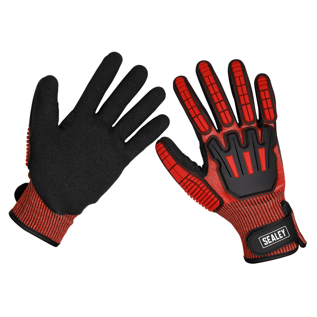 Cut & Impact Resistant Gloves, Large - Pair SSP38L