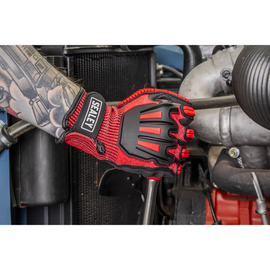 Cut & Impact Resistant Gloves, X-Large - Pair SSP38XL