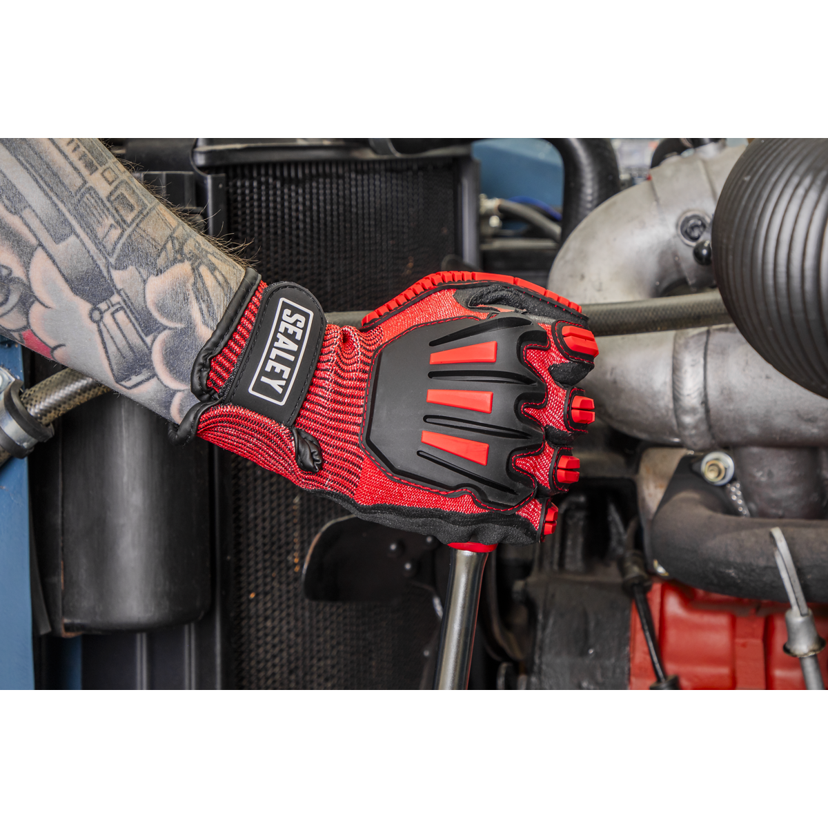 Cut & Impact Resistant Gloves, X-Large - Pair SSP38XL