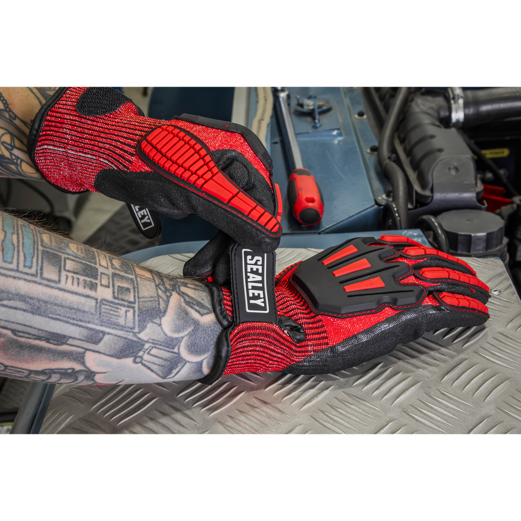 Cut & Impact Resistant Gloves, X-Large - Pair SSP38XL