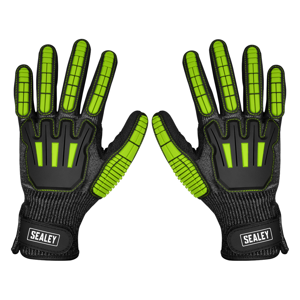 Cut & Impact Resistant Gloves, Large - Pair SSP39L