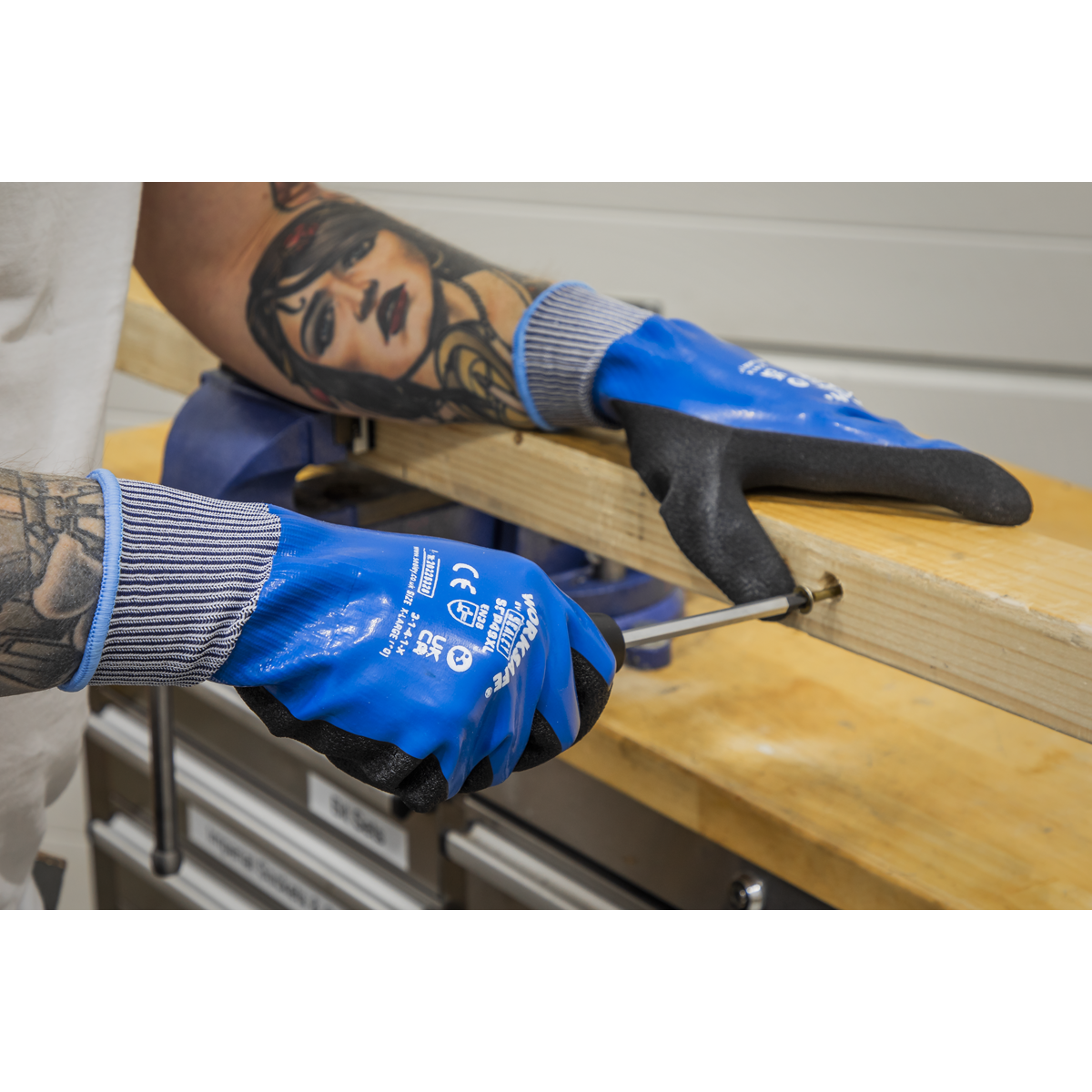 Waterproof Latex Gloves, X-Large - Pair SSP49XL