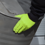 Diamond Grip Extra-Thick Nitrile Powder-Free Gloves, Hi-Vis Green, Large - Pack of 50 SSP54L