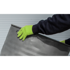 Diamond Grip Extra-Thick Nitrile Powder-Free Gloves, Hi-Vis Green, X-Large - Pack of 50 SSP54XL