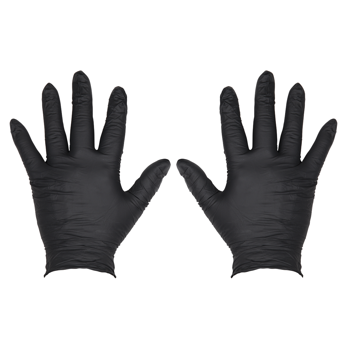 Extra-Thick Powder-Free Disposable Nitrile Gloves, Large - Pack of 100 SSP60L