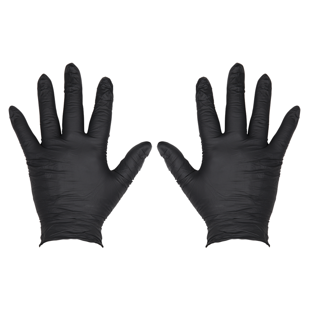 Extra-Thick Powder-Free Disposable Nitrile Gloves, X-Large - Pack of 100 SSP60XL