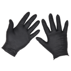 Extra-Thick Powder-Free Disposable Nitrile Gloves, X-Large - Pack of 100 SSP60XL
