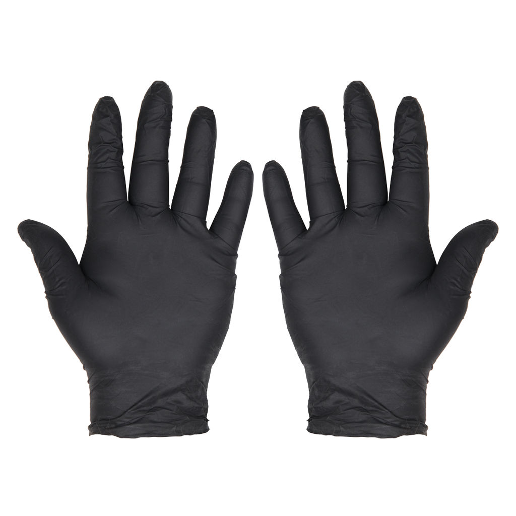 Extra-Thick Powder-Free Disposable Nitrile Gloves, X-Large - Pack of 100 SSP60XL