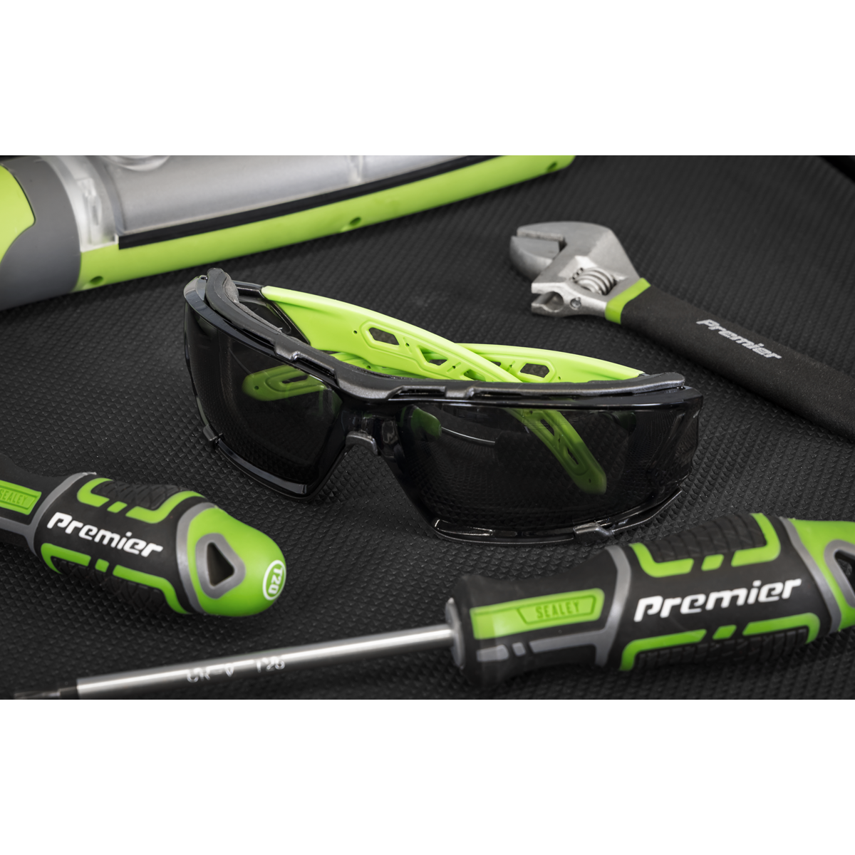 Safety Spectacles with EVA Padding - Anti-Glare Lens SSP69