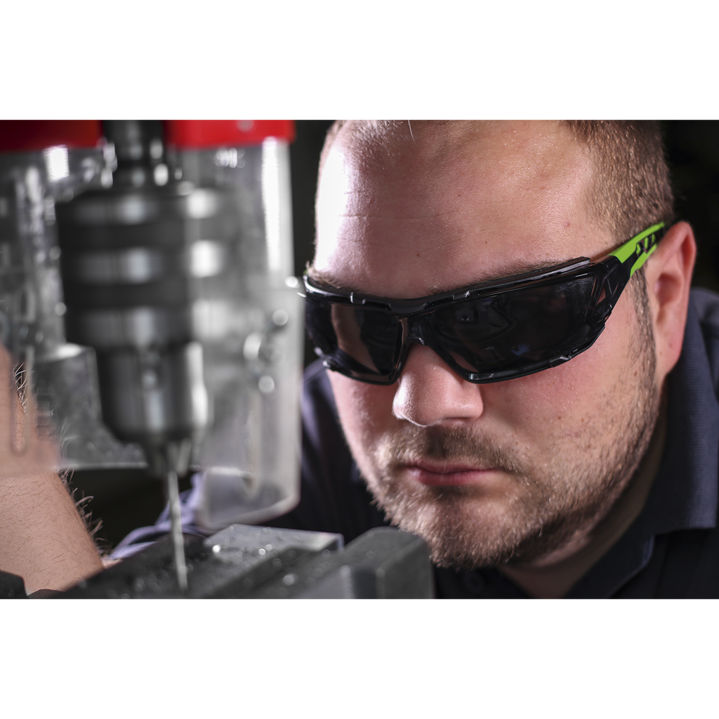 Safety Spectacles with EVA Padding - Anti-Glare Lens SSP69