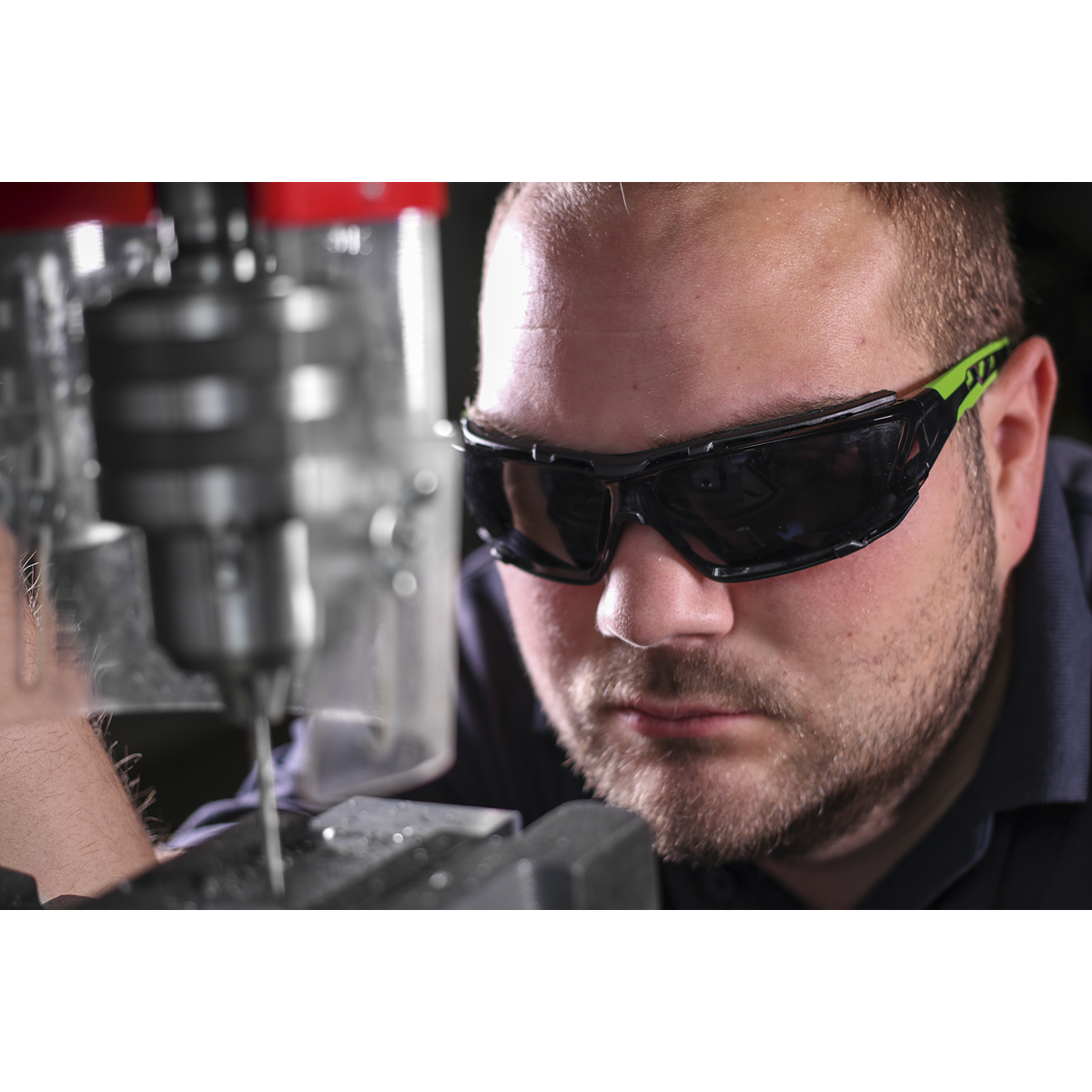 Safety Spectacles with EVA Padding - Anti-Glare Lens SSP69