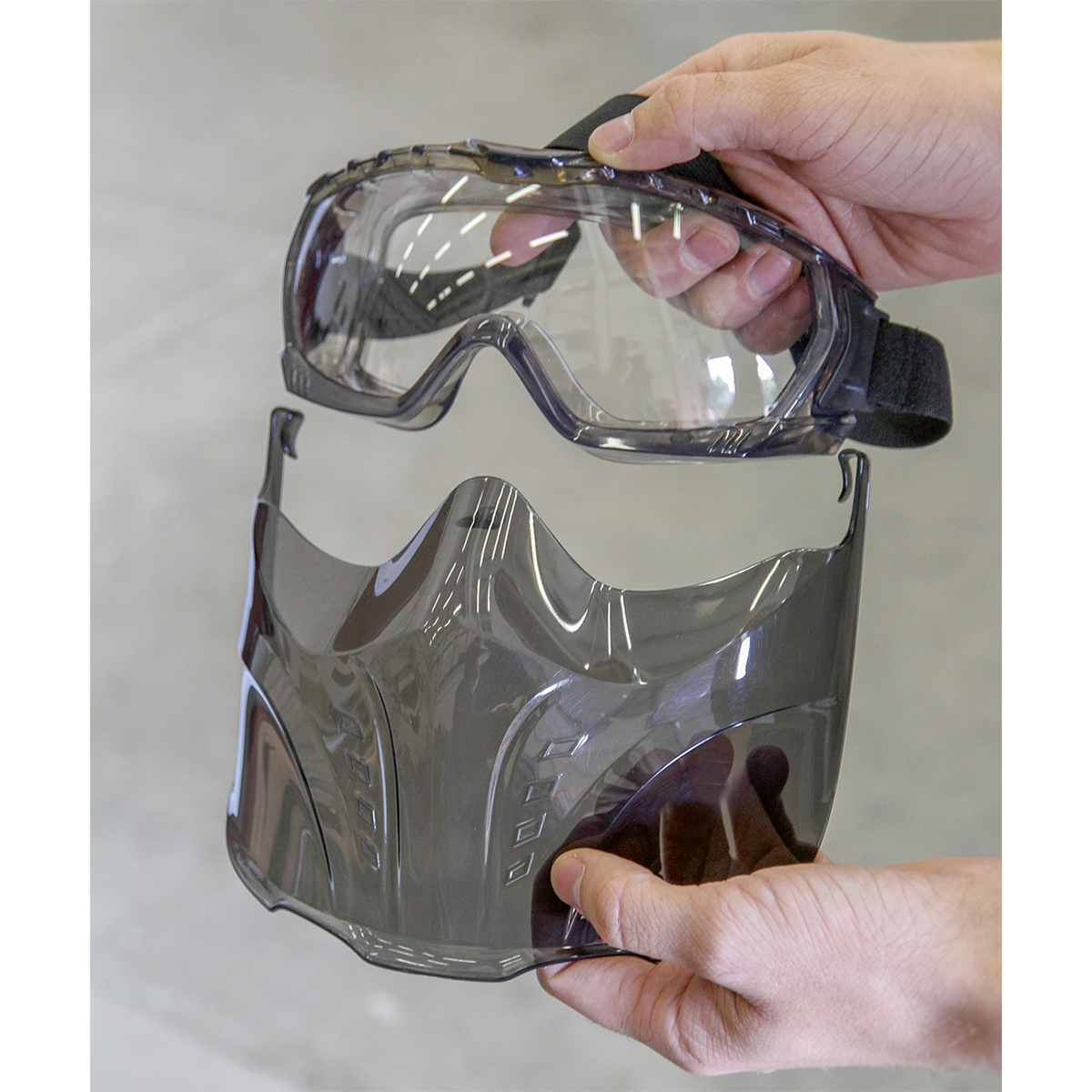 Safety Goggles with Detachable Face Shield SSP76