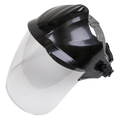 Deluxe Brow Guard with Aspherical Polycarbonate Full Face Shield SSP78