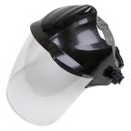 Deluxe Brow Guard with Aspherical Polycarbonate Full Face Shield SSP78