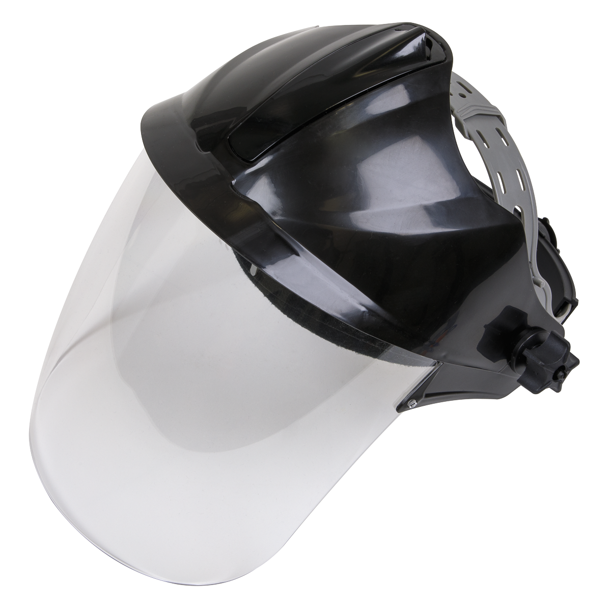 Deluxe Brow Guard with Aspherical Polycarbonate Full Face Shield SSP78