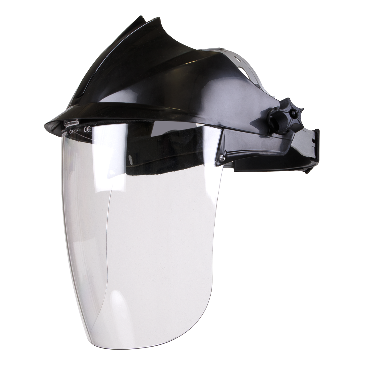 Deluxe Brow Guard with Aspherical Polycarbonate Full Face Shield SSP78
