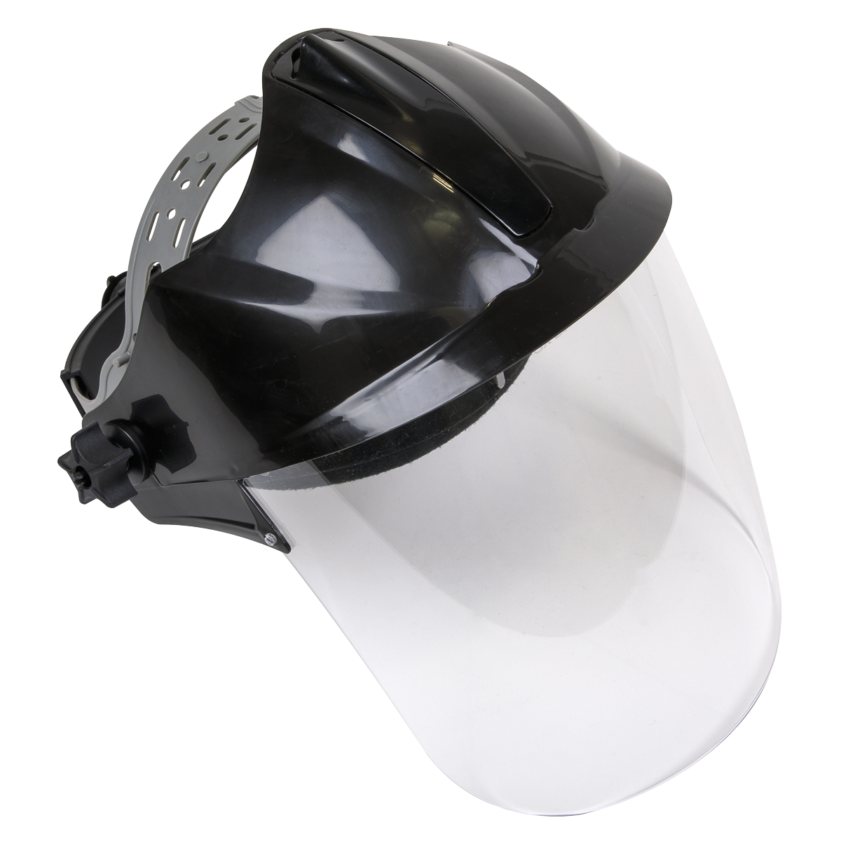 Deluxe Brow Guard with Aspherical Polycarbonate Full Face Shield SSP78