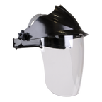 Deluxe Brow Guard with Aspherical Polycarbonate Full Face Shield SSP78