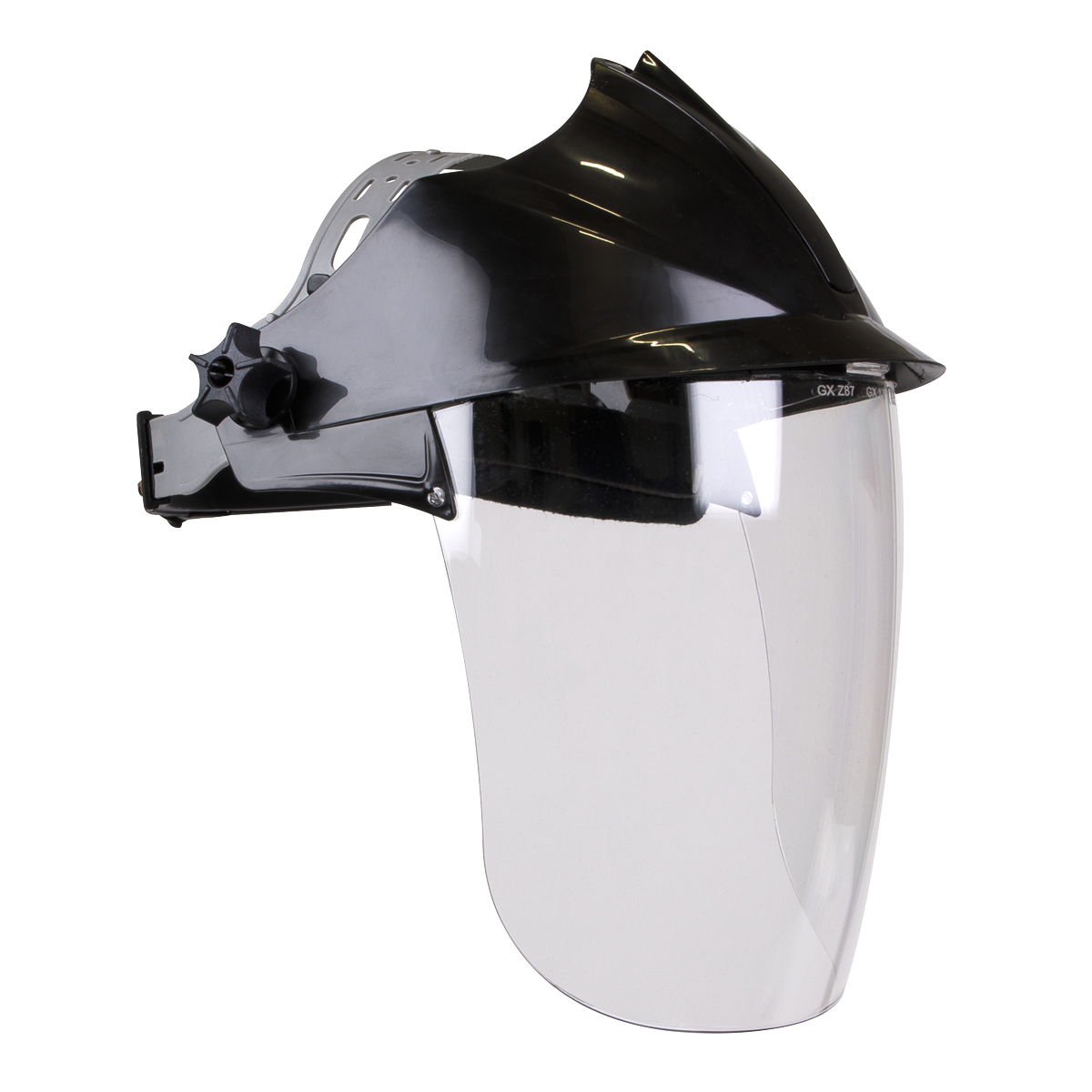 Deluxe Brow Guard with Aspherical Polycarbonate Full Face Shield SSP78