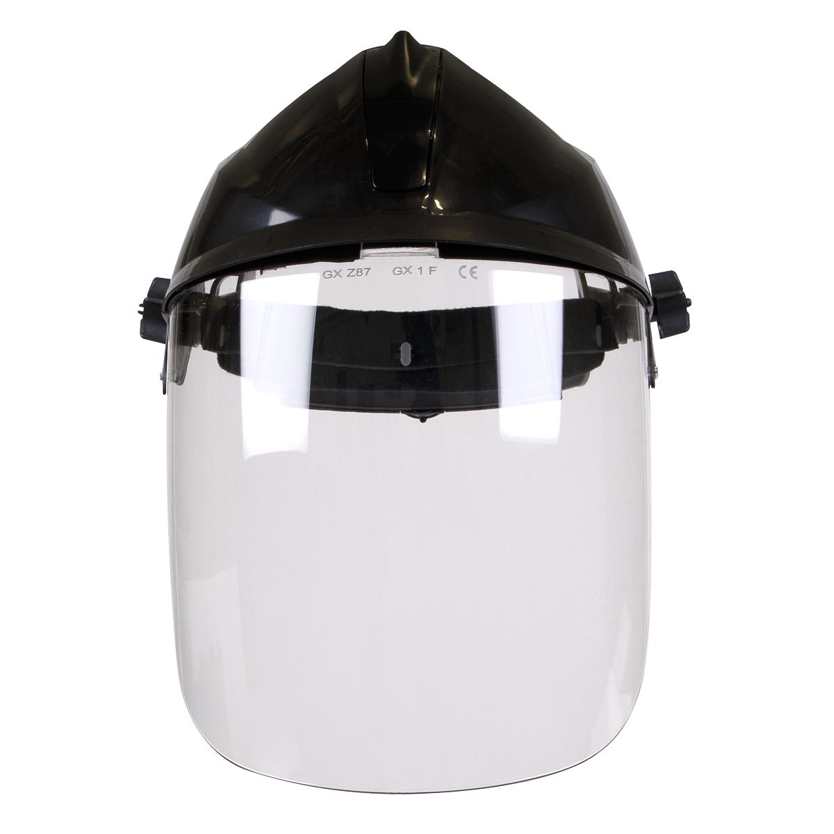 Deluxe Brow Guard with Aspherical Polycarbonate Full Face Shield SSP78