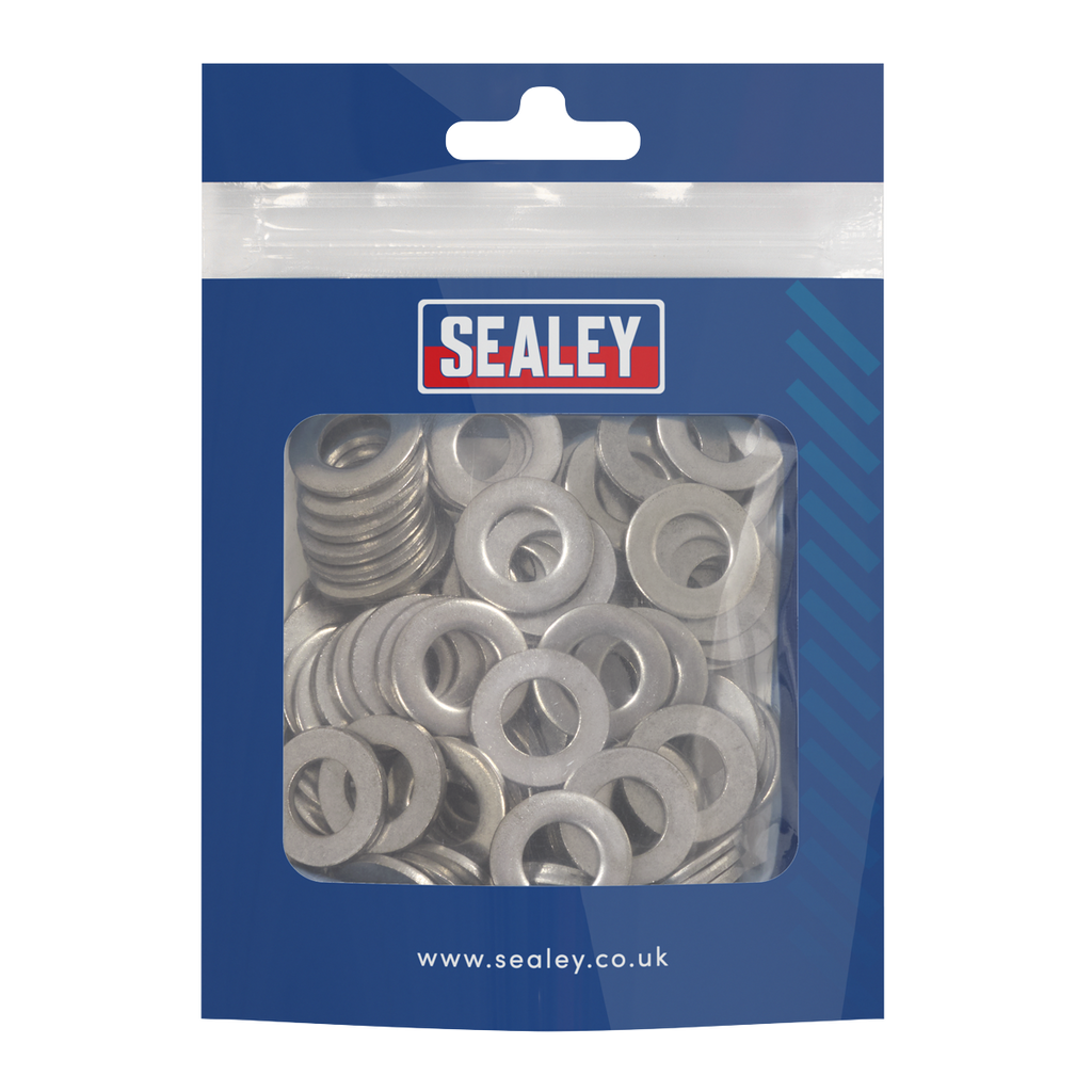 Stainless Steel Flat Washer M10 A2, DIN 125 - Pack of 100 SSW10
