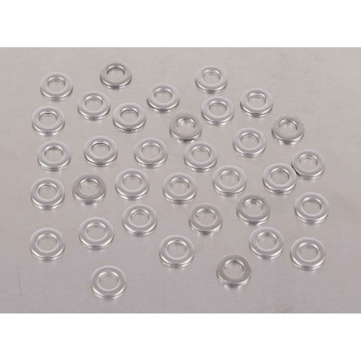 Flat Washer Stainless Steel M6, DIN 125 - Pack of 100 SSW6