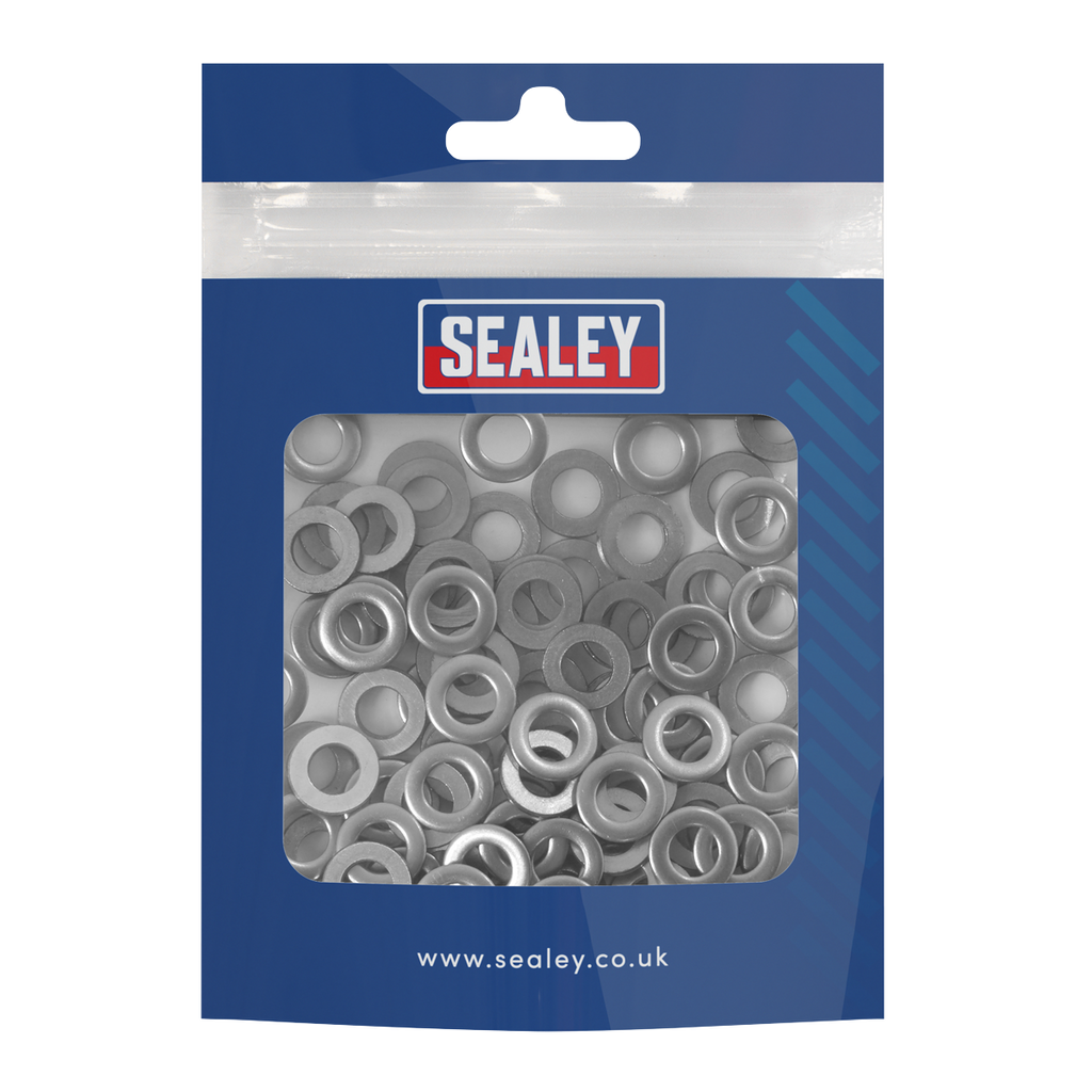 Flat Washer Stainless Steel M6, DIN 125 - Pack of 100 SSW6