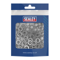 Flat Washer Stainless Steel M6, DIN 125 - Pack of 100 SSW6