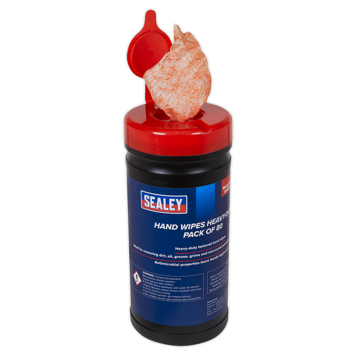 Heavy-Duty Hand Wipes - Pack of 80 SSW80