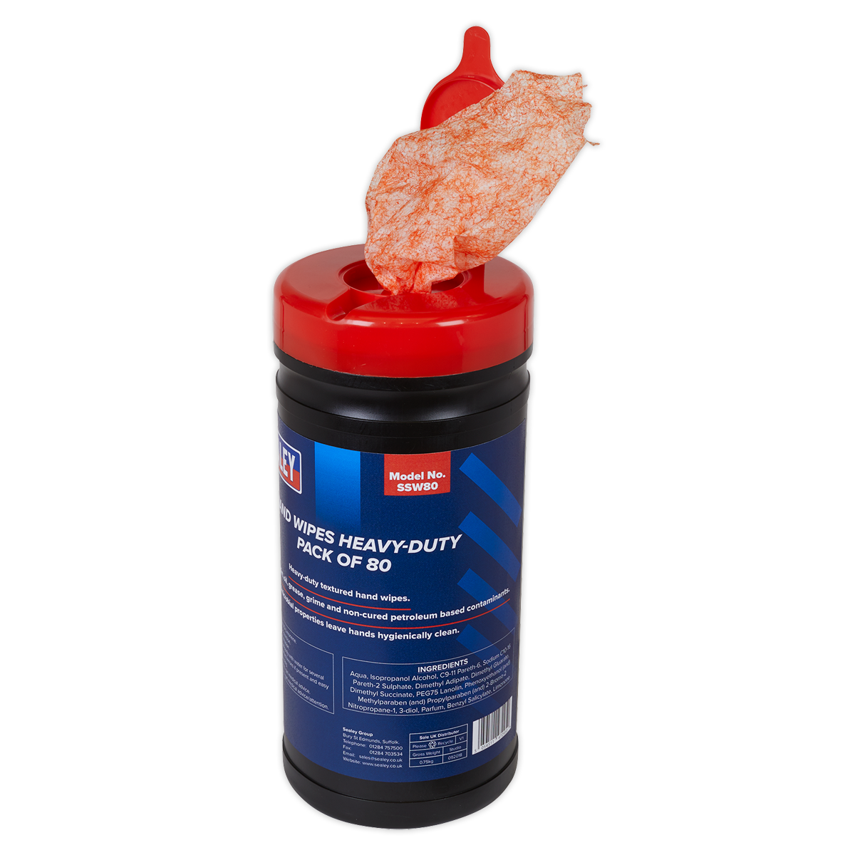 Heavy-Duty Hand Wipes - Pack of 80 SSW80