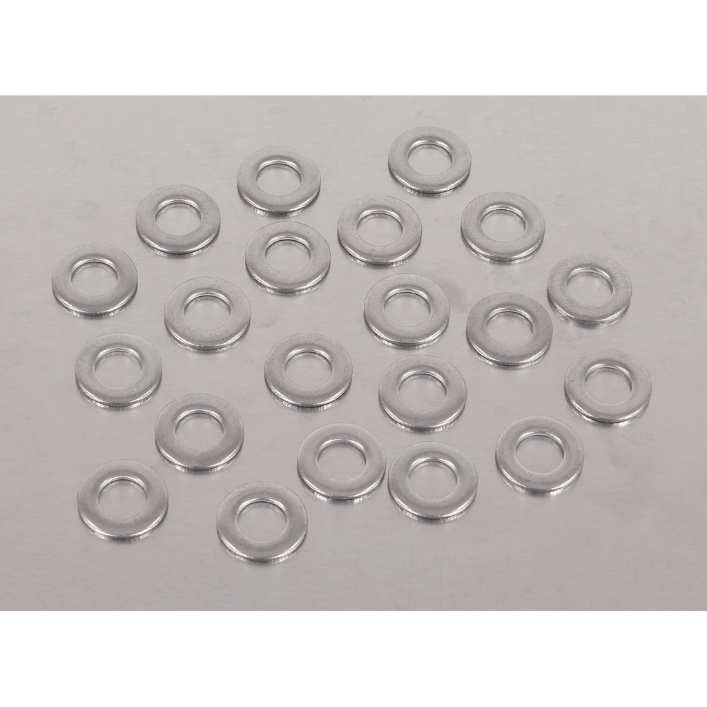 Flat Washer Stainless Steel M8, DIN 125 - Pack of 100 SSW8
