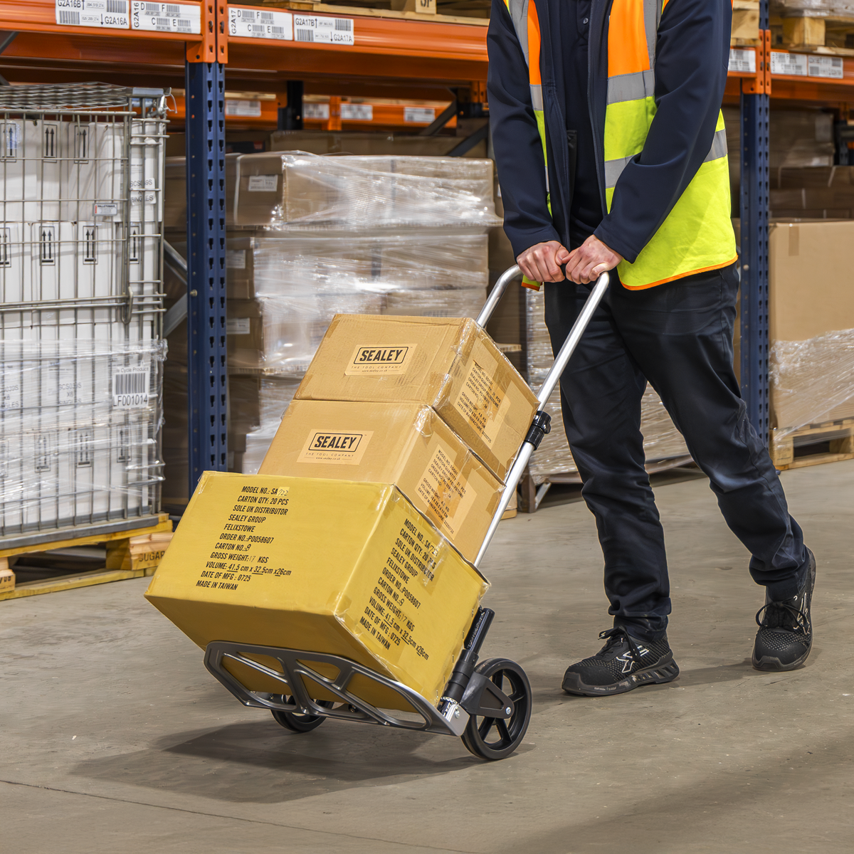 Aluminium Folding Sack Truck 70kg Capacity ST33