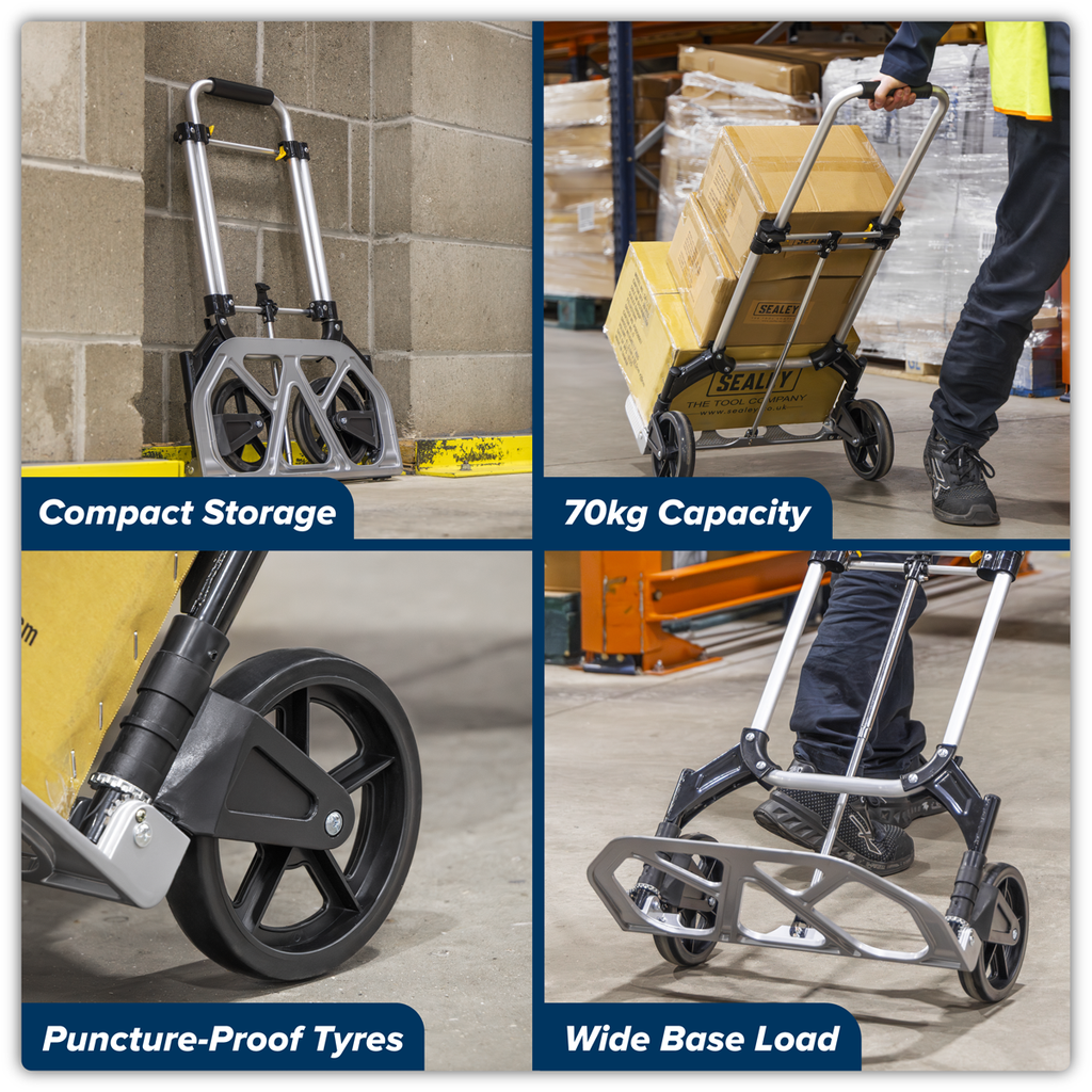 Aluminium Folding Sack Truck 70kg Capacity ST33