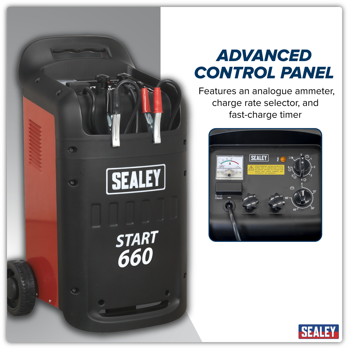 12/24V Starter/Charger 660/100A 230V START660