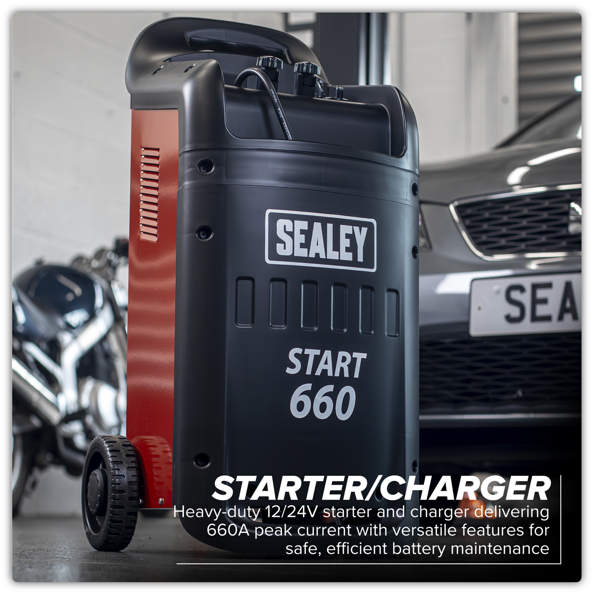 12/24V Starter/Charger 660/100A 230V START660