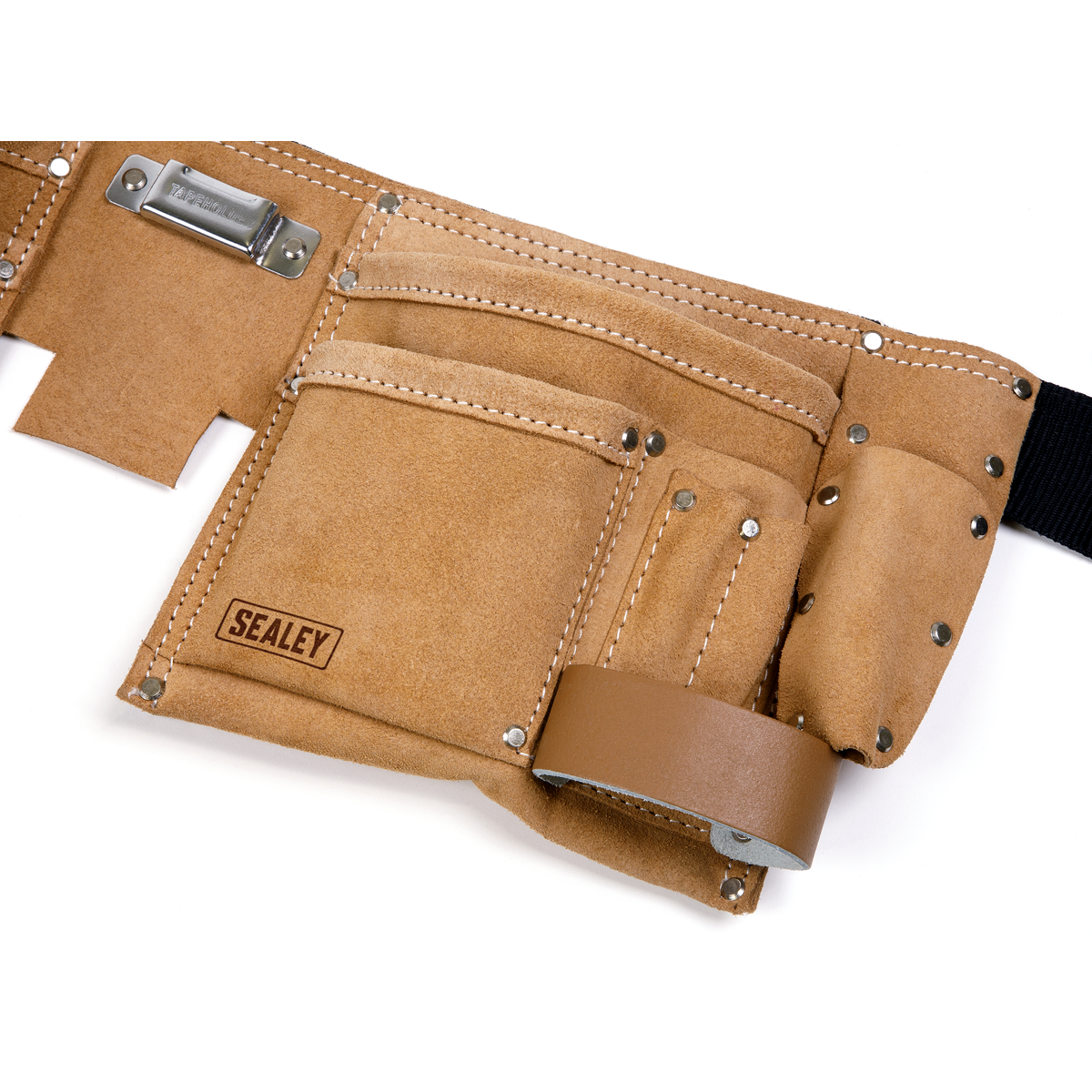 Double Pouch Leather Tool Belt STBL01