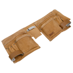 Double Pouch Leather Tool Belt STBL01