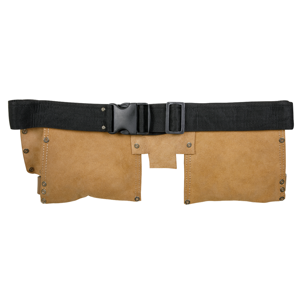 Double Pouch Leather Tool Belt STBL01