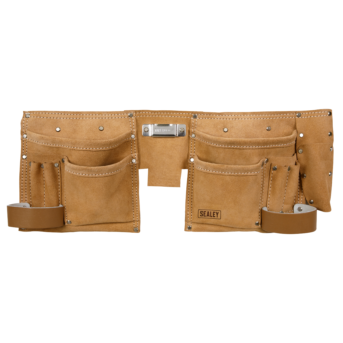 Double Pouch Leather Tool Belt STBL01