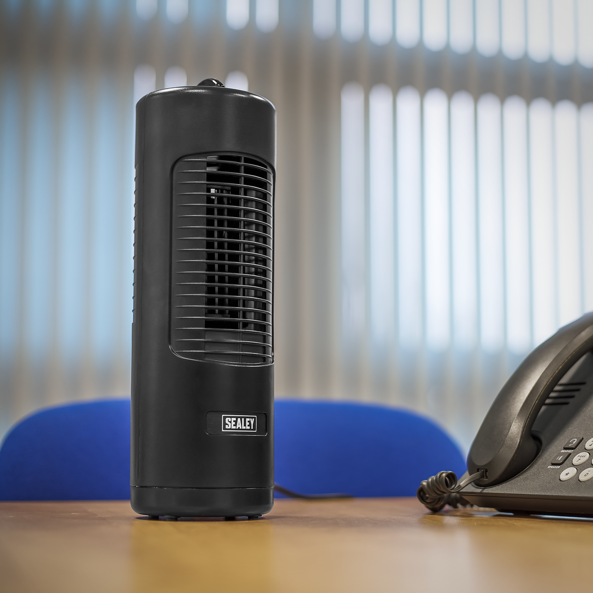 12" Oscillating Desk Tower Fan 2-Speed 230V STF12C