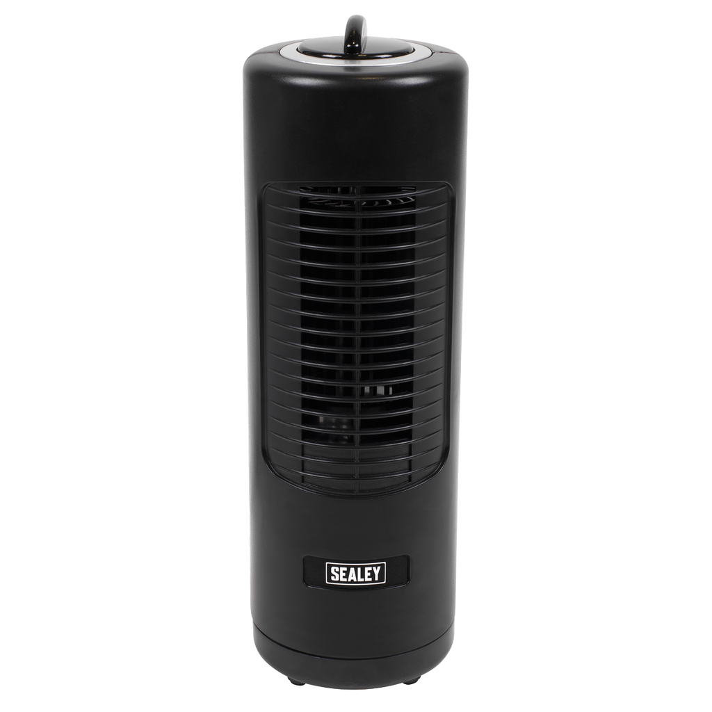 12" Oscillating Desk Tower Fan 2-Speed 230V STF12C