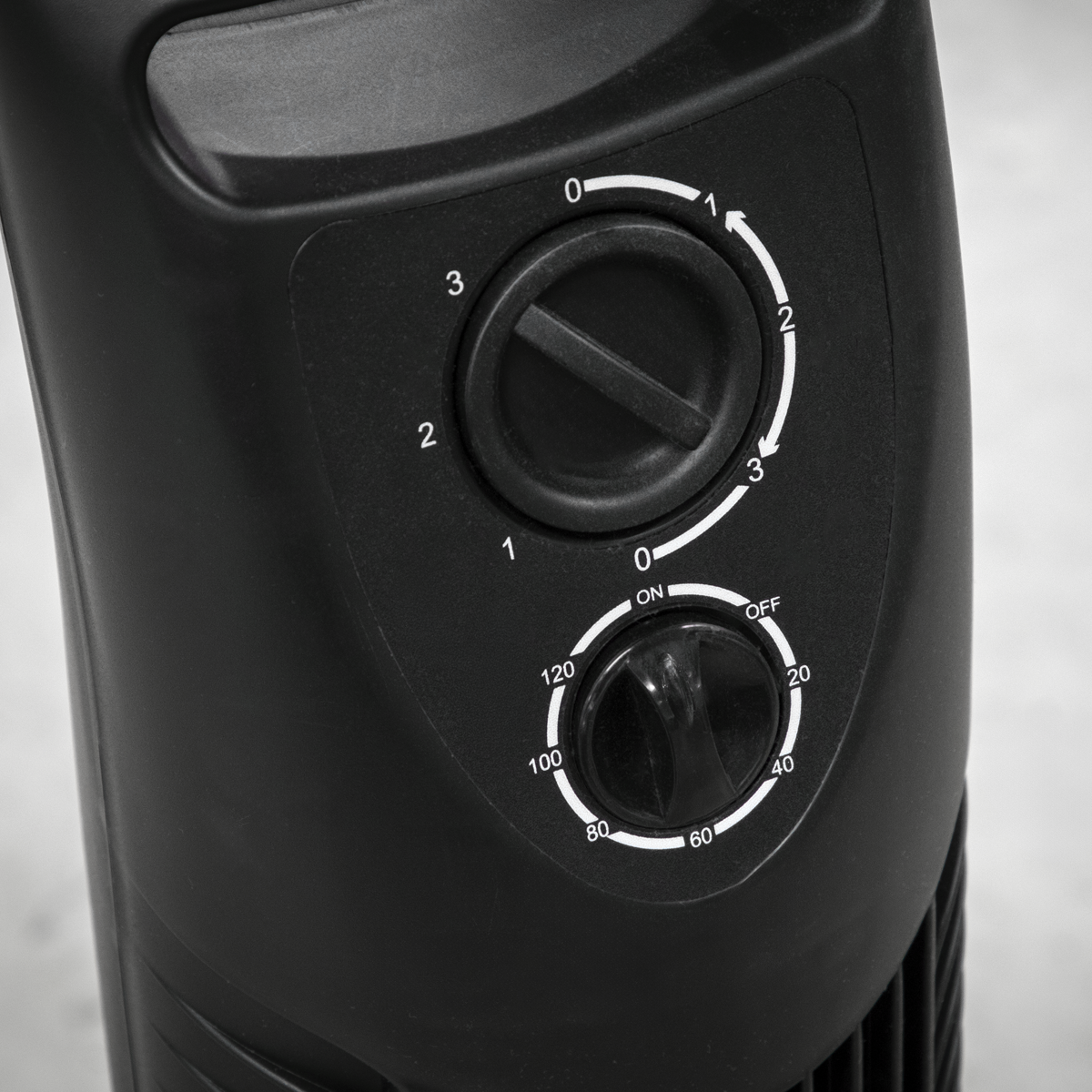 30" Oscillating Tower Fan 3-Speed 230V STF30