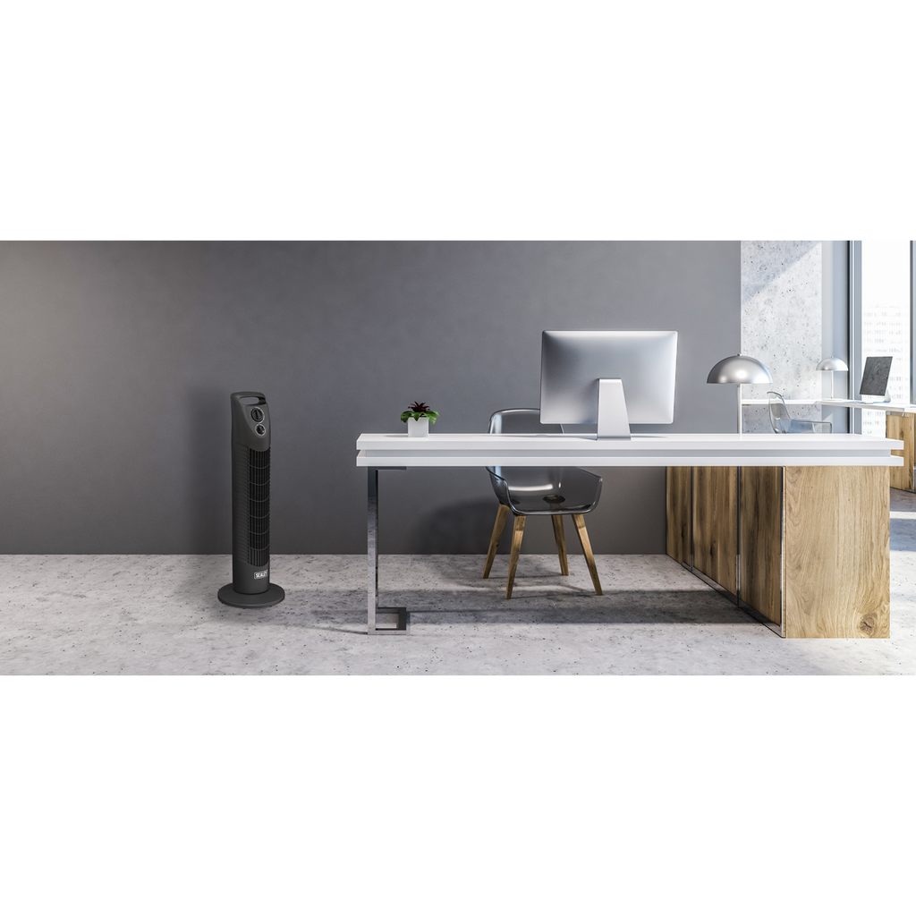 Oscillating Desk Tower Fan 12" 230V STF12C