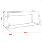 Wall or Floor Mounting Extending Tyre Rack STR001