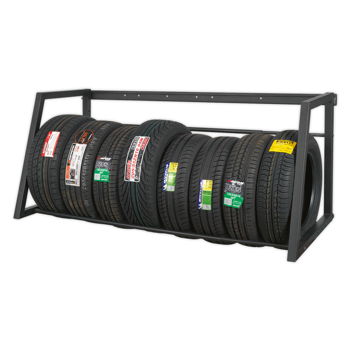 Wall or Floor Mounting Extending Tyre Rack STR001