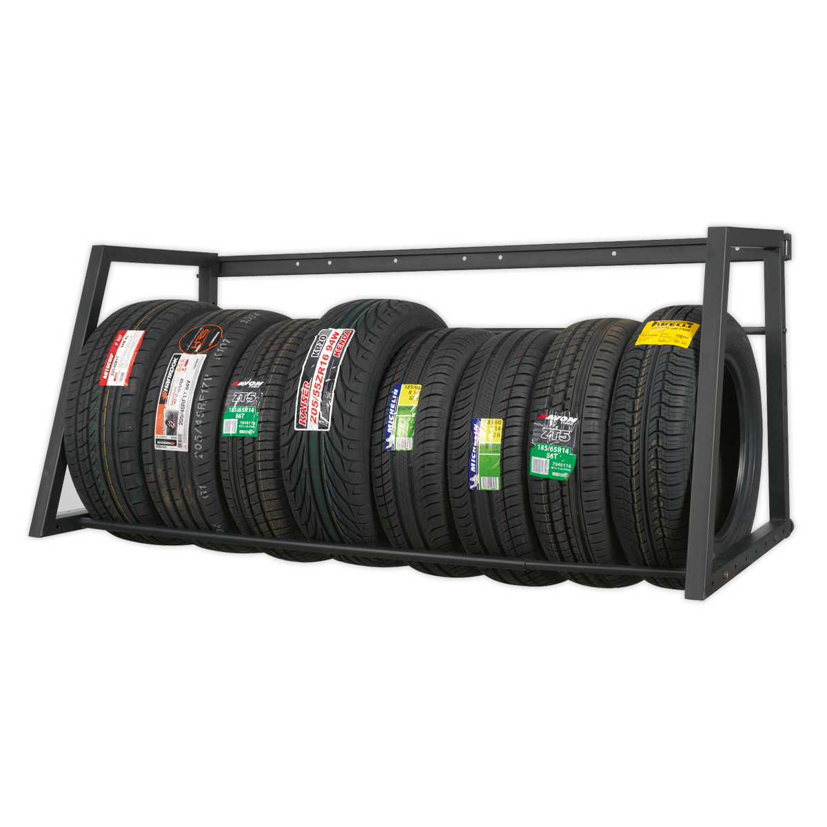 Wall or Floor Mounting Extending Tyre Rack STR001
