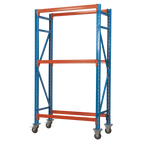 2-Level Mobile Tyre Rack 200kg Capacity Per Level STR007