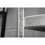 2-Level Tyre Rack with Shelf 150kg Capacity Per Level STR008