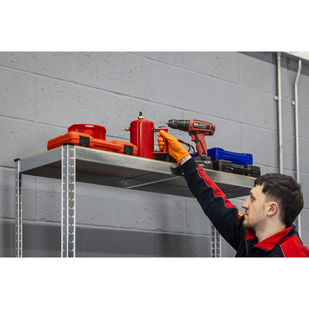 2-Level Tyre Rack with Shelf 150kg Capacity Per Level STR008